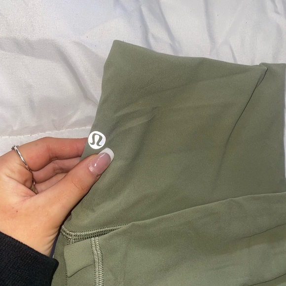 light army green Lululemon leggings - Picture 2 of 3